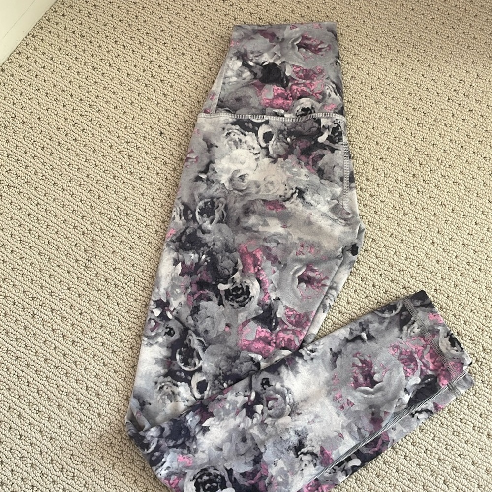 Floral yoga leggings